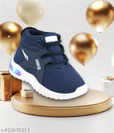 T61Blue LED Kids Shoes: Breathable, lightweight, and color-changing for indoor/outdoor play. Great fit for tiny kids aged 12 months to 5 years, made in India